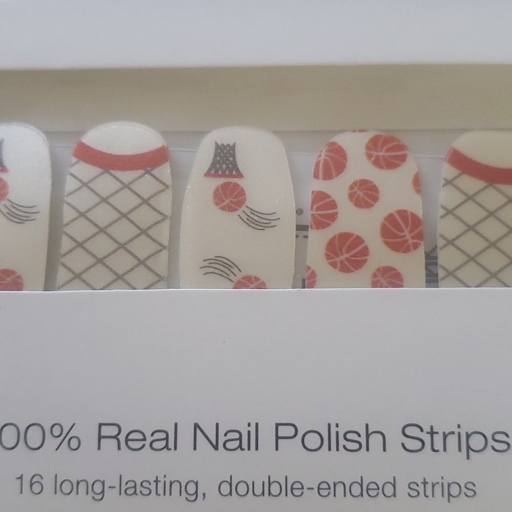 Slamdunk Basketball Nail Polish Strips